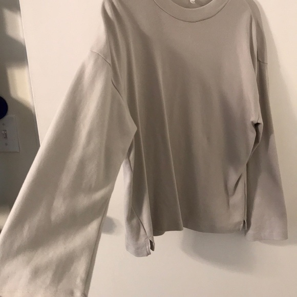 MUJI Grey Pullover Top Cotton - Picture 3 of 4